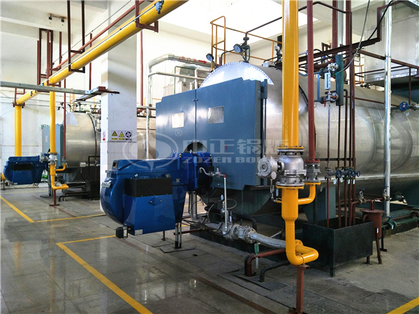 運行在烏魯木齊鐵路局哈密機務(wù)段的中正WNS系列燃?xì)庹羝仩t